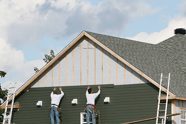 Professional Vinyl Siding technician working in Moseley, VA